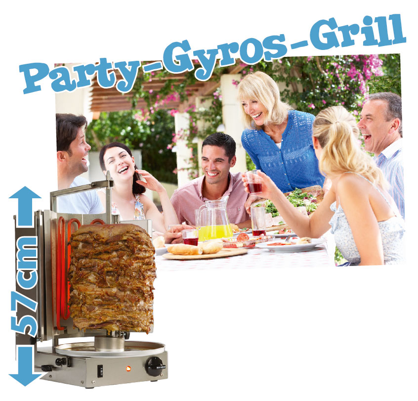 Party-Gyros-Grill - der Hit für Ihre nächste Feier
